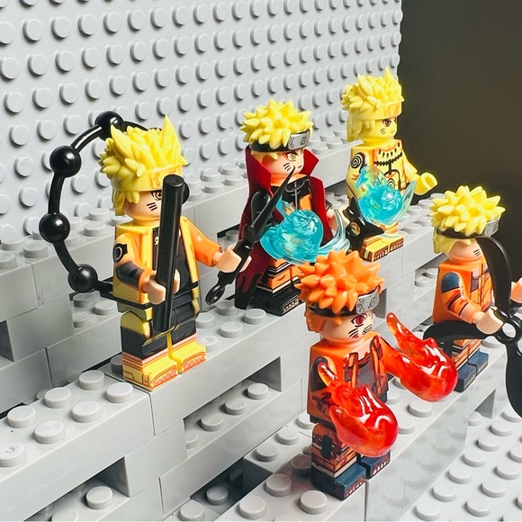 5Pcs Naruto Uzumaki Custom Minifigure - Picture 6 of 6